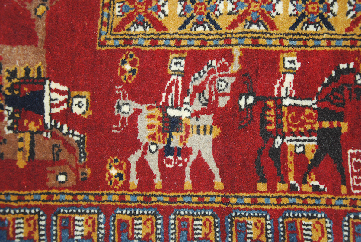 Altai Pazyryk rug (based on the famous Pazyryk rug the oldest known